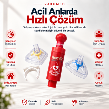 VakuMED® Boğulma Karşıtı Acil Durum Kiti