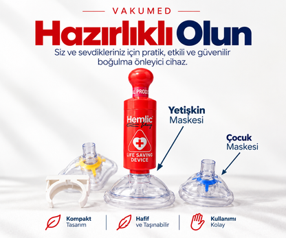 VakuMED® Boğulma Karşıtı Acil Durum Kiti